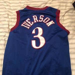Non-authentic Iverson jersey
